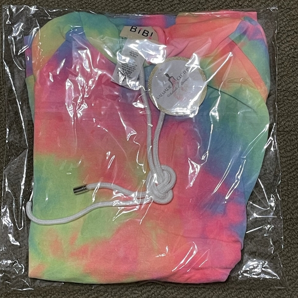 Vibrant Tie Dye Neon Summer Hoodie HOST PICK - Picture 8 of 11